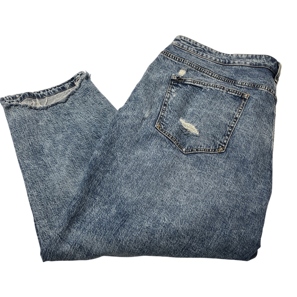 Pilcro Jeans Distressed Skinny Leg Size 24W Medium Wash Denim Casual Comfort